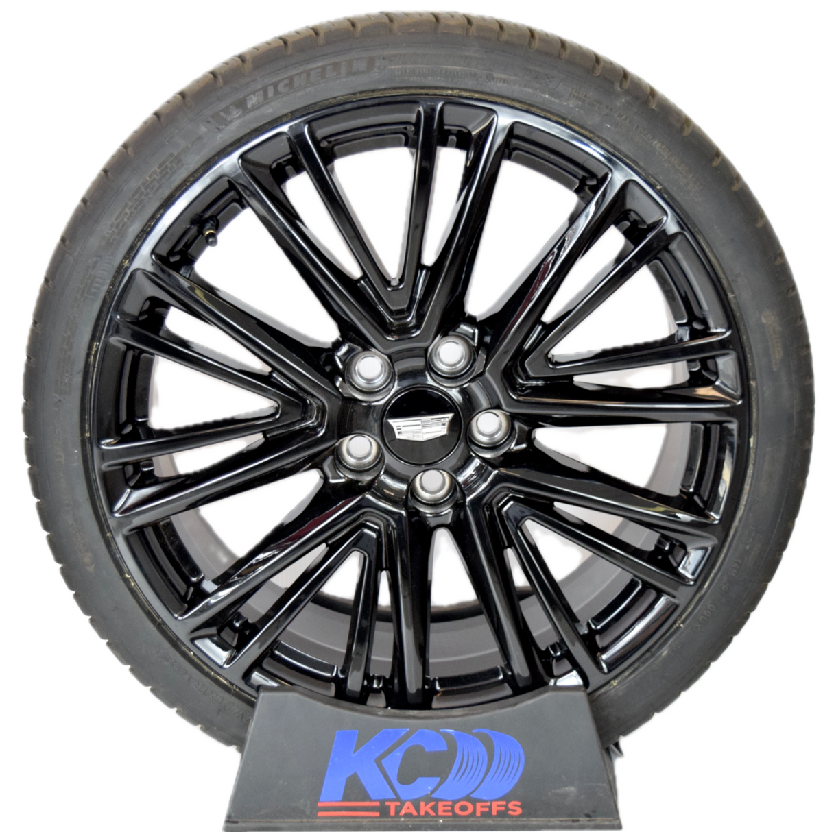 4 NEW 20" OEM Black Cadillac CT5 Wheels Rims tires 4843