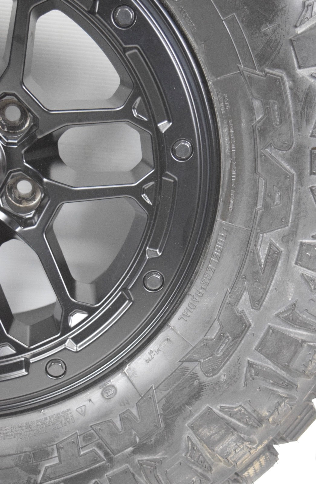 17" Jeep Wrangler Gladiator Black Wheels Rims Tires 2007-2025 35" SET OF 5