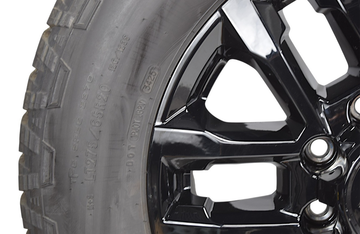 20" Chevy Silverado 2500 HD 3500 HD OEM Trailboss Gloss Black Wheels Rims Tires