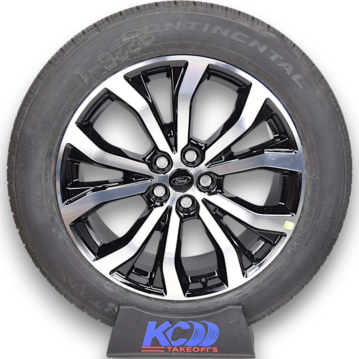 20" Ford Explorer OEM Gloss Black Machined Wheels Rims Tires 255/55R20 2011-2027