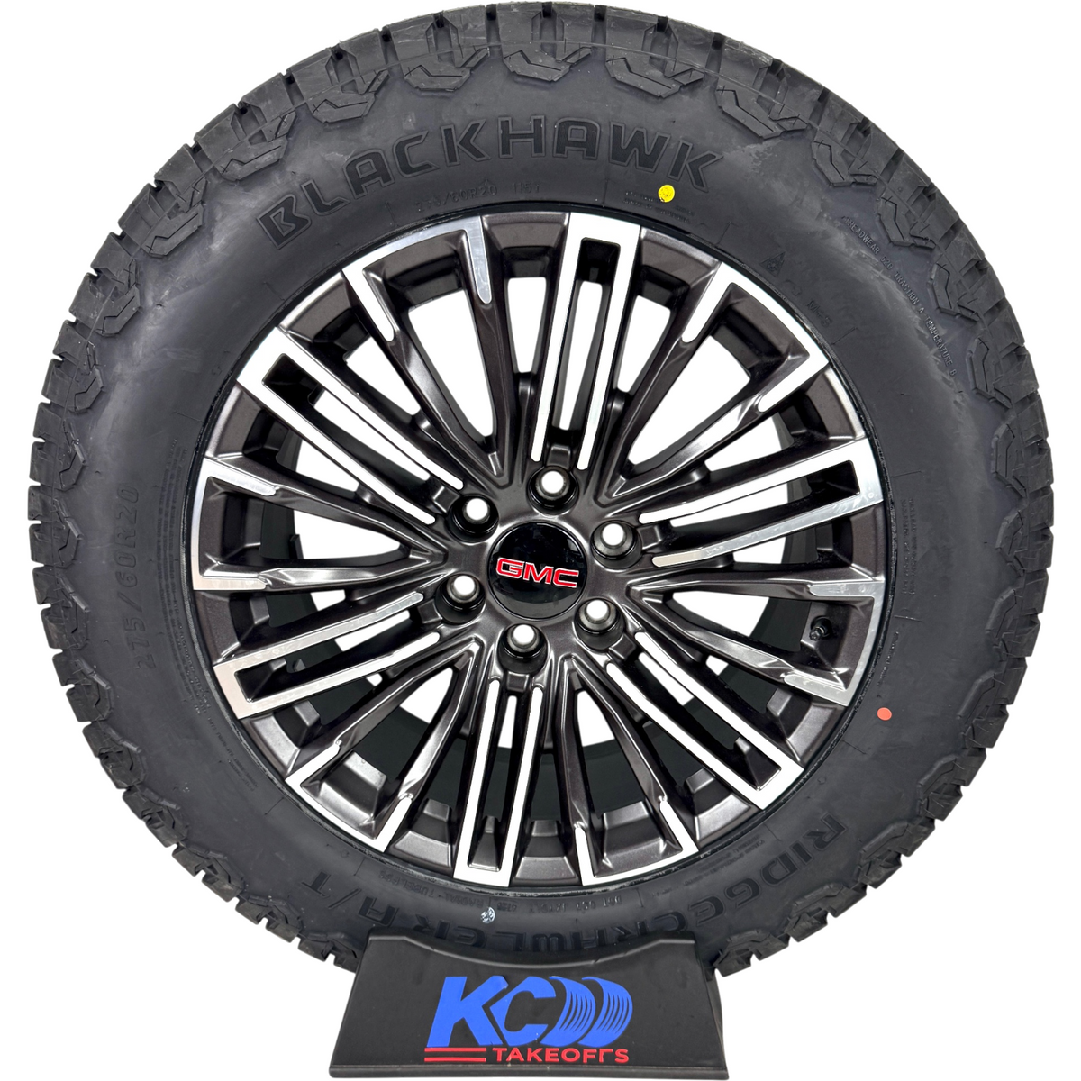 20" GMC Sierra Yukon Denali OEM Machined Charcoal Takeoff Wheels Rims Tires BHK