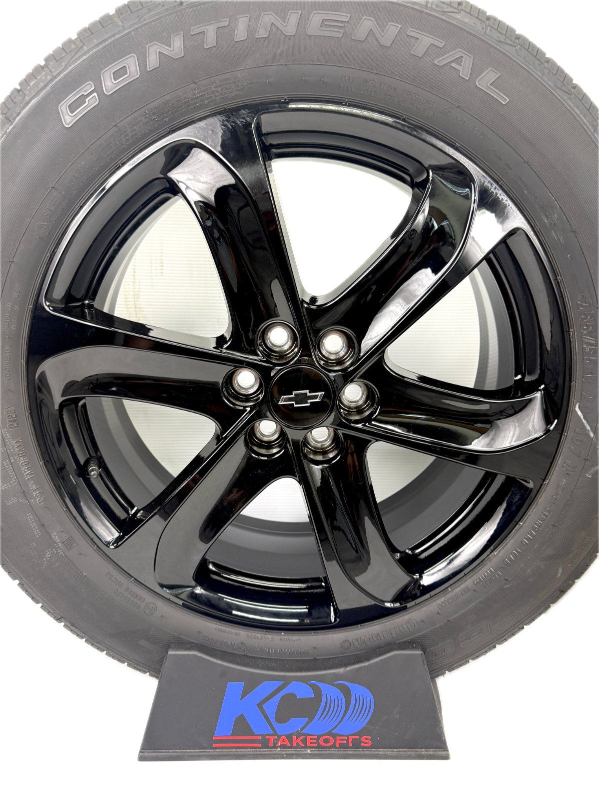 20" Chevrolet Traverse Enclave GMC Acadia Gloss Black OEM Wheels Rims Tires