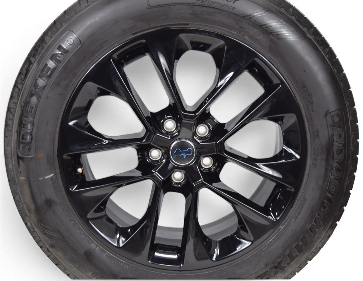 20" Black Jeep Wrangler High Altitude OEM Wheels Rims Tires  Set Of 5 255/60R20