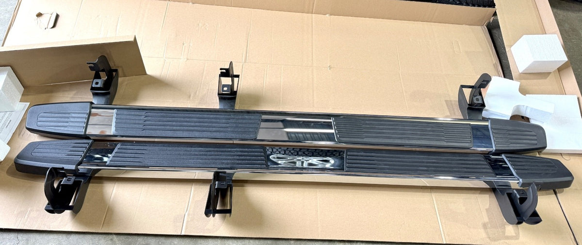 NEW Silverado GM Sierra 1500 Chrome Running Board Set 2019-2026 86574738 OEM