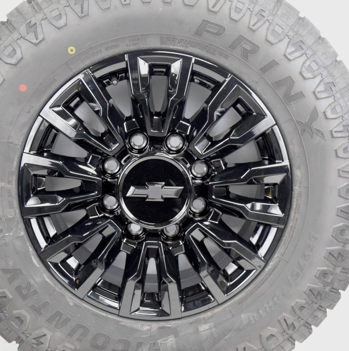 4 NEW 18” OEM ALASKAN Gloss Black Wheels Rims Chevy Silverado 2500 3500 R/T
