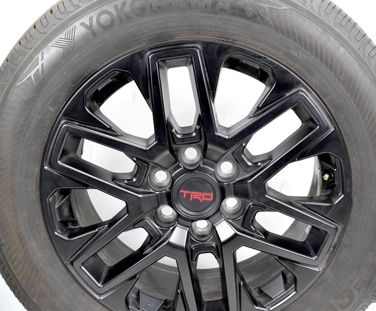 20" Toyota TRD Tundra Platinum Sequoia Black OEM Wheels  Tires Limited 265/60R20