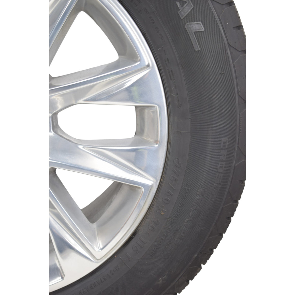 20" OEM Chevy Silverado Tahoe LTZ 5920 Polished Wheels Rims Tires Yukon Set 4