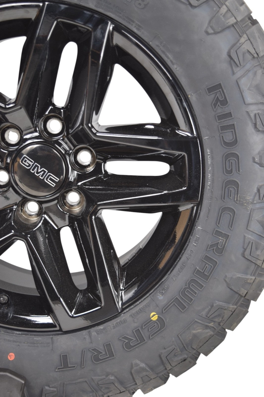 18" REPLICA Gloss Black GMC Sierra Yukon Wheels Rims Tires Blackhawk R/T