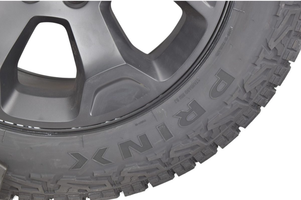 20" OEM Dodge Ram 1500 Laramie Black Clad Wheels Rims Tires 275/60R20 Set of 4 P