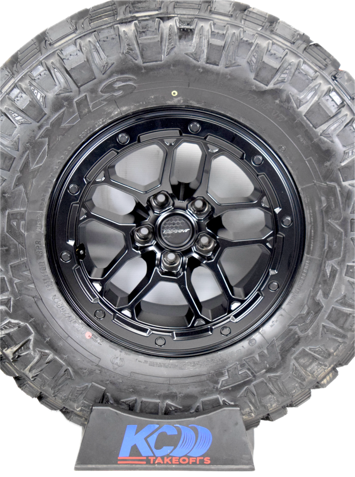 17" Jeep Wrangler Gladiator Black Wheels Rims Tires 2007-2025 35" SET OF 5