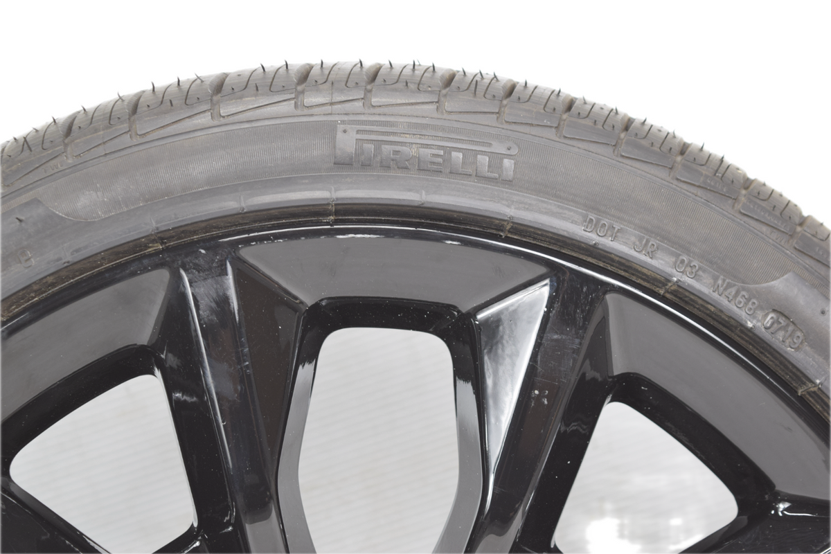 4 NEW 19" OEM Cadillac CTS Gloss Black Wheels Rims Tires 2014-2019 4751 RUN FLAT