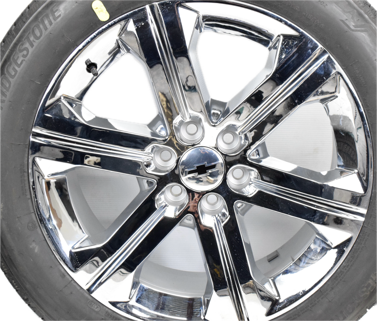 22" GMC Sierra Yukon Factory OEM Chrome 6 Spoke Wheels Rims Tires
