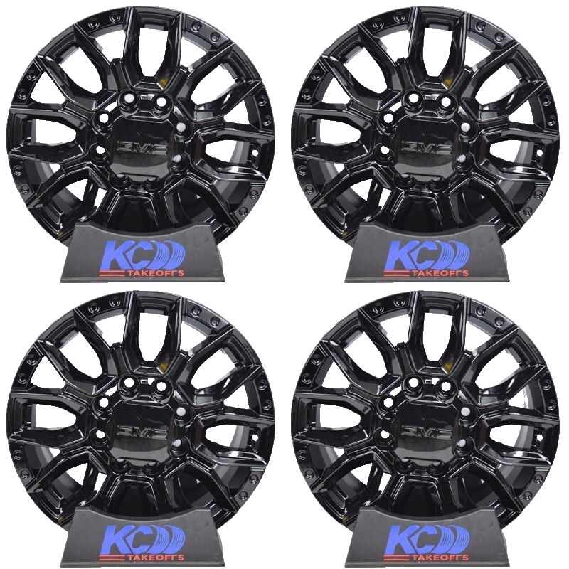 20” New GMC Sierra 2500 3500 HD Gloss Black Replica Lug Wheels Rims 8x180