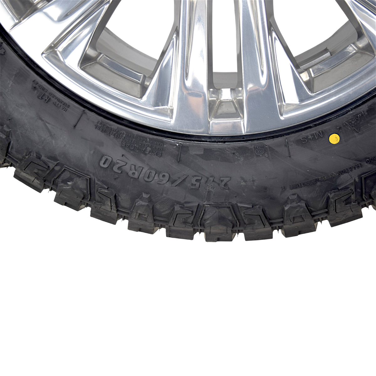 20" Chevy Silverado Tahoe Denali Polished OEM Wheels Rims Tires 275/60R20 R/T