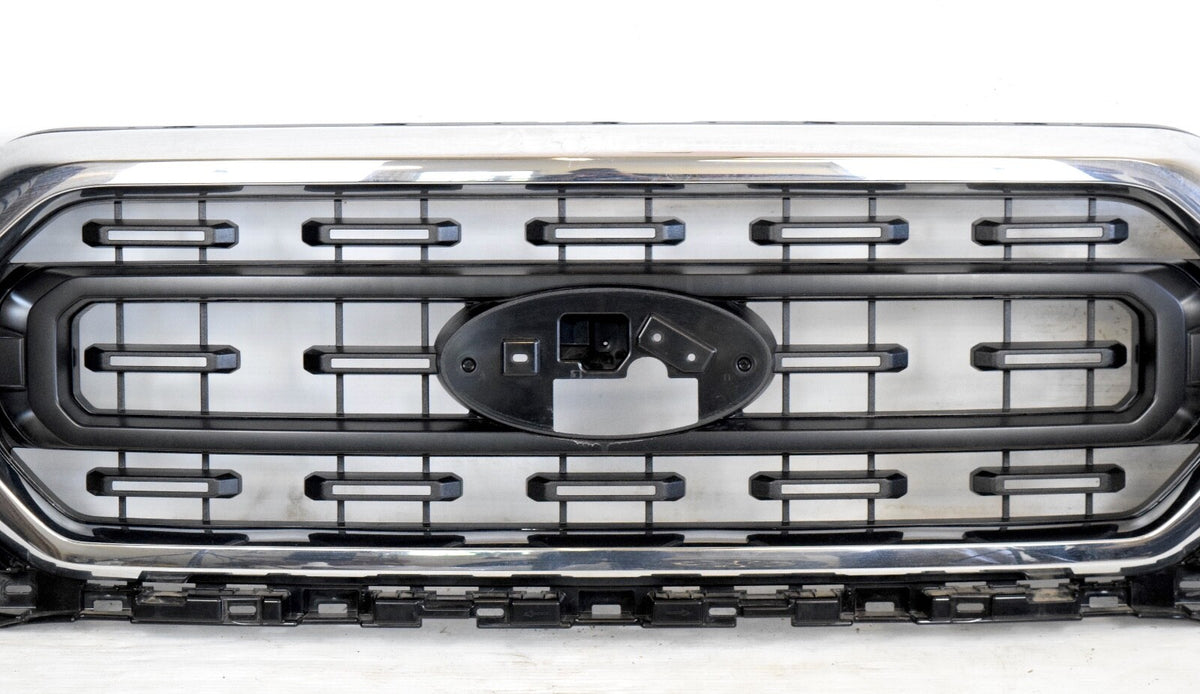 Original OEM OE New Take Off Grille XLT CHROME Fits 2021-2022-2023 Ford F150