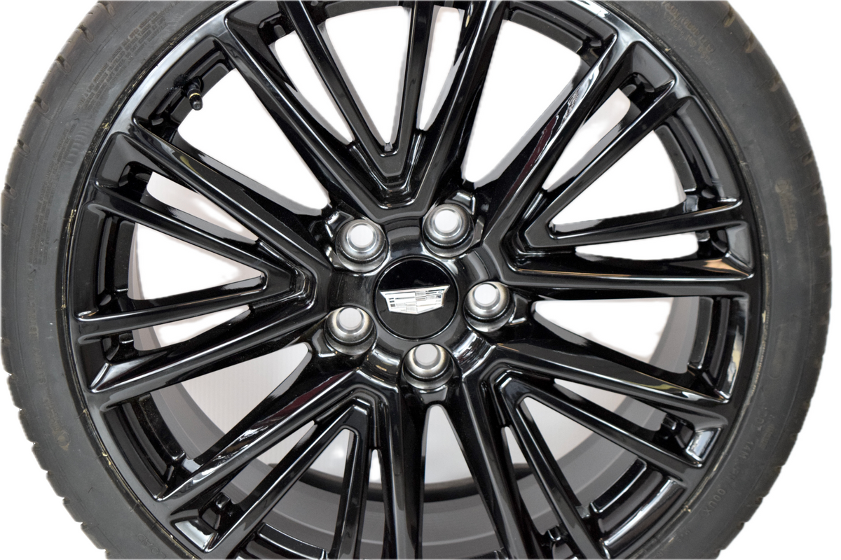 4 NEW 20" OEM Black Cadillac CT5 Wheels Rims tires 4843