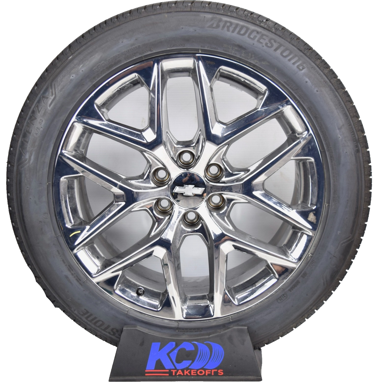 22" Chevy Silverado Tahoe Factory OEM Chrome  Snowflake Wheels Rims Tires