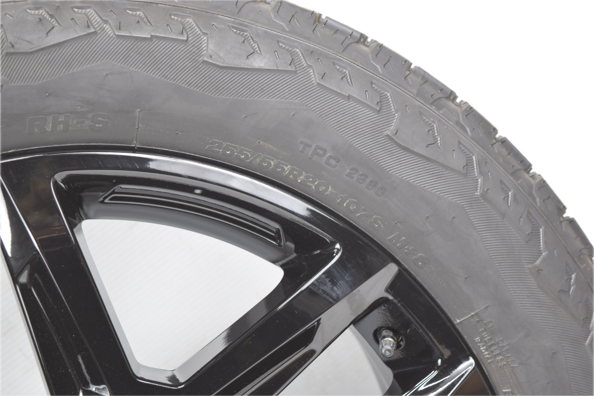 20" Chevrolet Traverse Enclave GMC Acadia Gloss Black OEM Wheels Rims Tires Brid