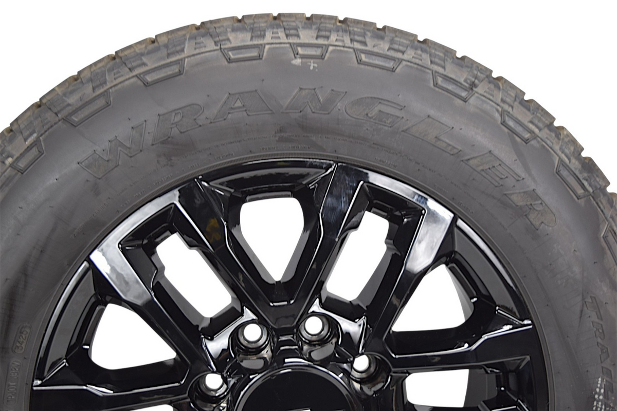 20" Chevy Silverado 2500 HD 3500 HD OEM Trailboss Gloss Black Wheels Rims Tires