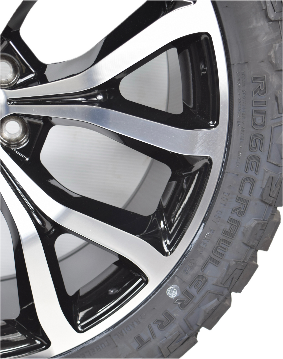 22" Ford F150 Replica Black Machined Expedition Wheels Rims Tire F150 RT