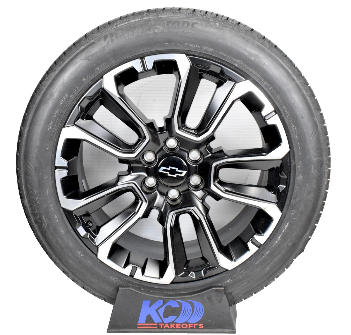 22" Chevy Tahoe Suburban Silverado Black Milled OEM Wheels Rims Tires 84624178