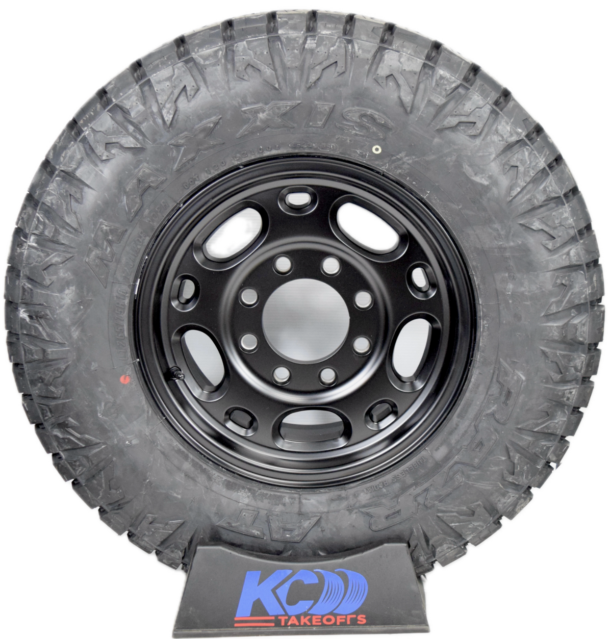 16" Chevy Silverado Suburban GMC Sierra Satin Black 8x165 Wheels Rims Tires