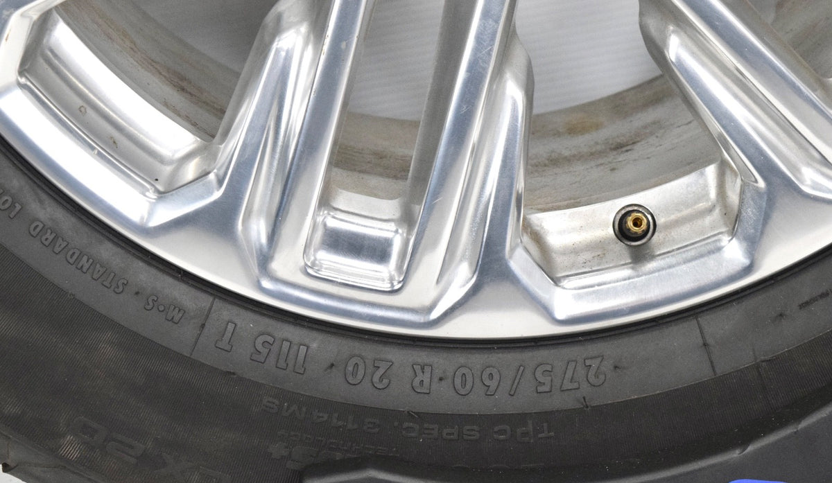20" GMC Sierra Yukon Denali Polished Chevy Silverado OEM Wheel Rim Tire SINGLE