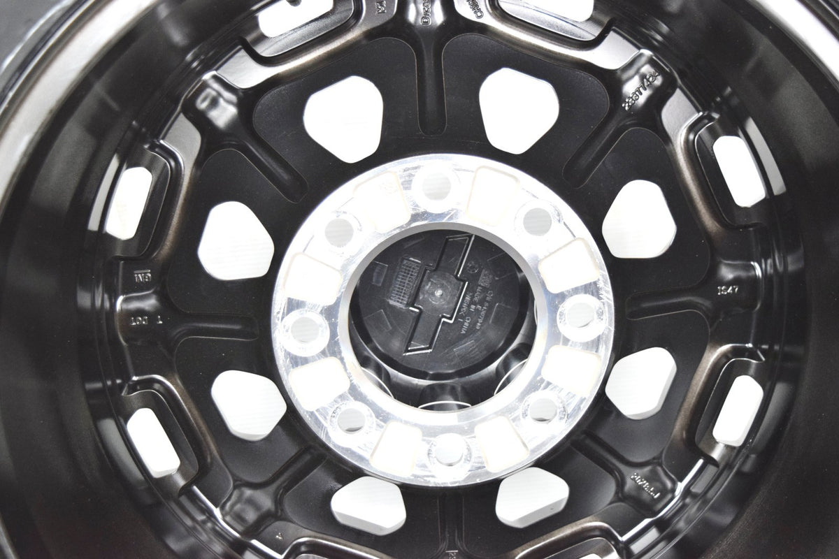 20" Chevy Silverado Gloss Black  2500 3500 OEM wheels rims tires 35x12.5R20 R/T