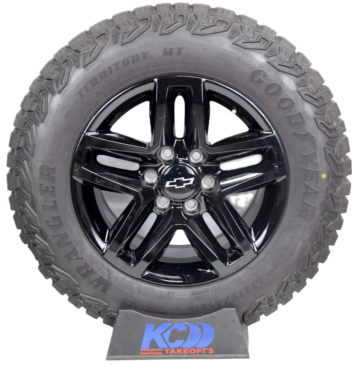 18" CHEVY SILVERADO BLACK OEM TRAILBOSS WHEELS RIMS TIRES 2024
