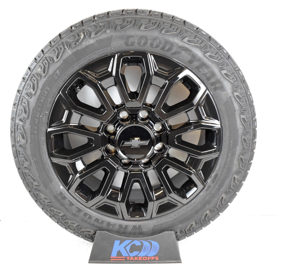 4 NEW 22” Factory OEM Black Wheels Rims Tires Chevy Silverado 2500 3500 2025