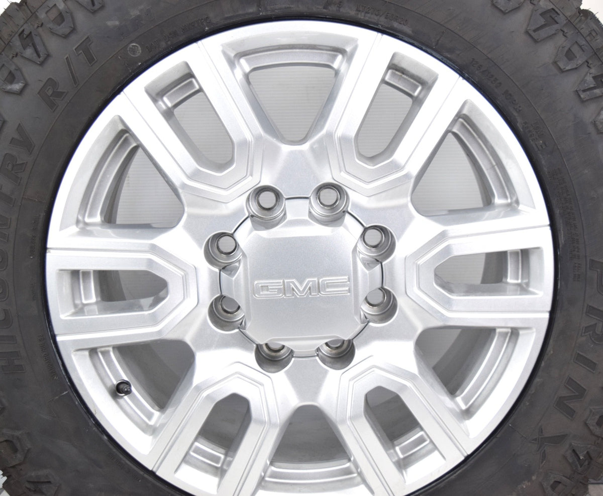 20" NEW GMC Sierra 2500 3500 Silver OEM wheels rims tires Prinx R/T