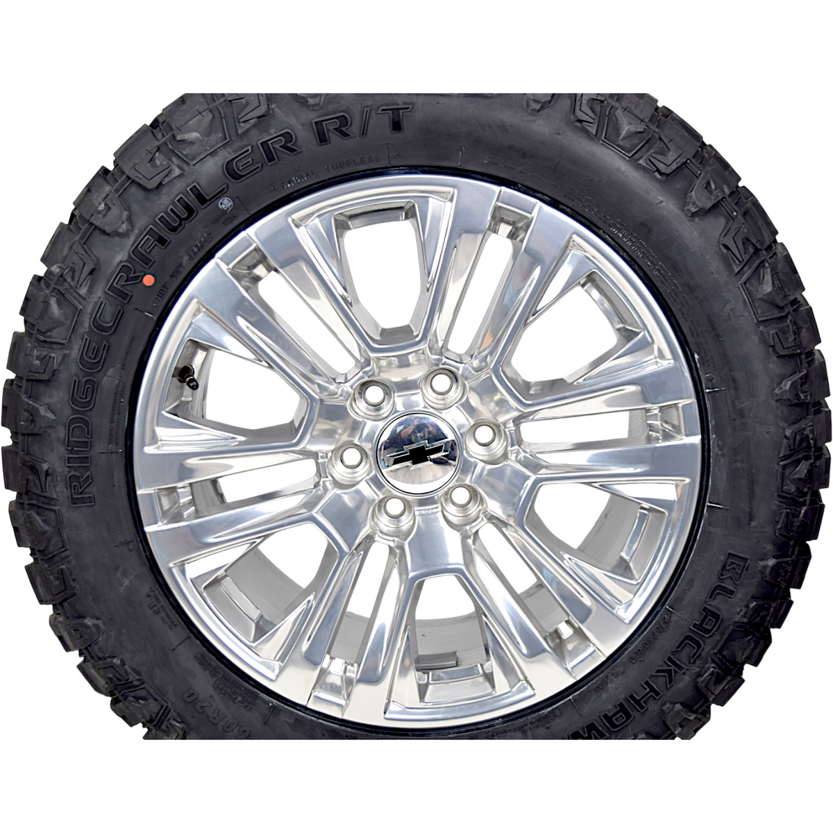 20" Chevy Silverado Tahoe Denali Polished OEM Wheels Rims Tires 275/60R20 R/T
