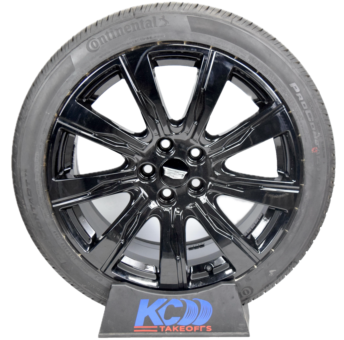 20" Cadillac XT4 Factory OEM Gloss Black Wheels Rims Tires Factory