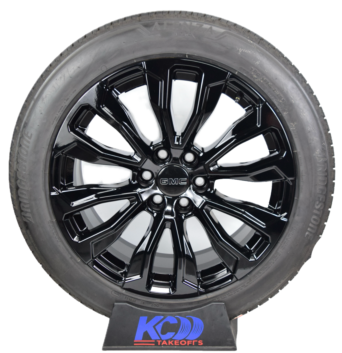 22" GMC Sierra Yukon Denali Replica Gloss Black Wheels Rims Tires