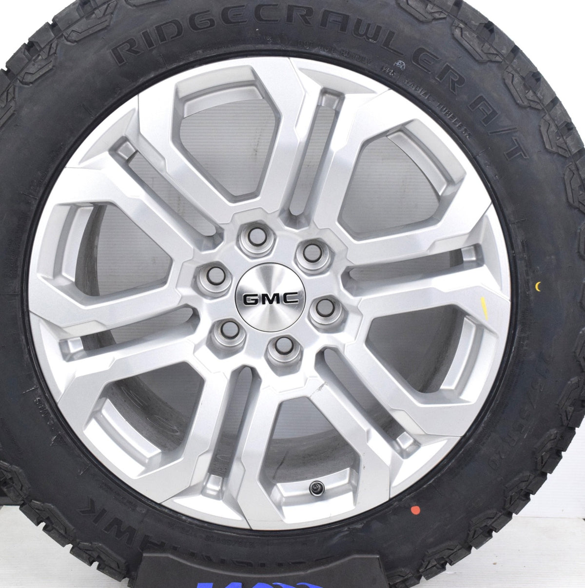 20" NEW GMC Sierra Yukon Silver OEM wheels rims tires 275/55R20 A/T  Tires