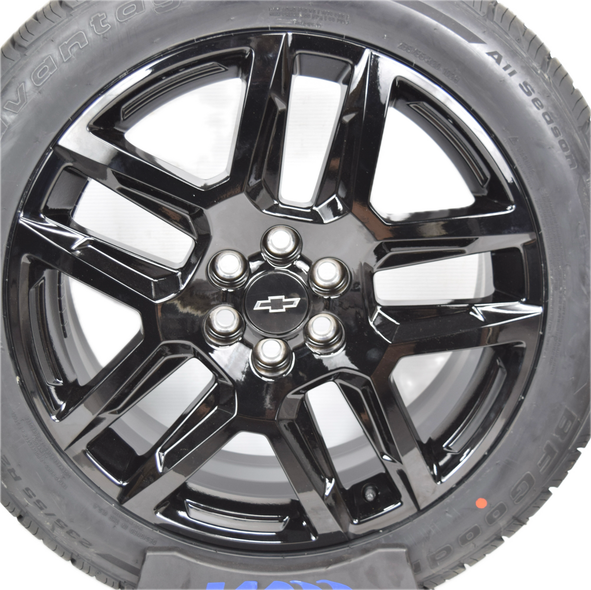 20" Chevrolet Traverse Enclave GMC Acadia Gloss Black OEM Wheels Rims Tires BFG