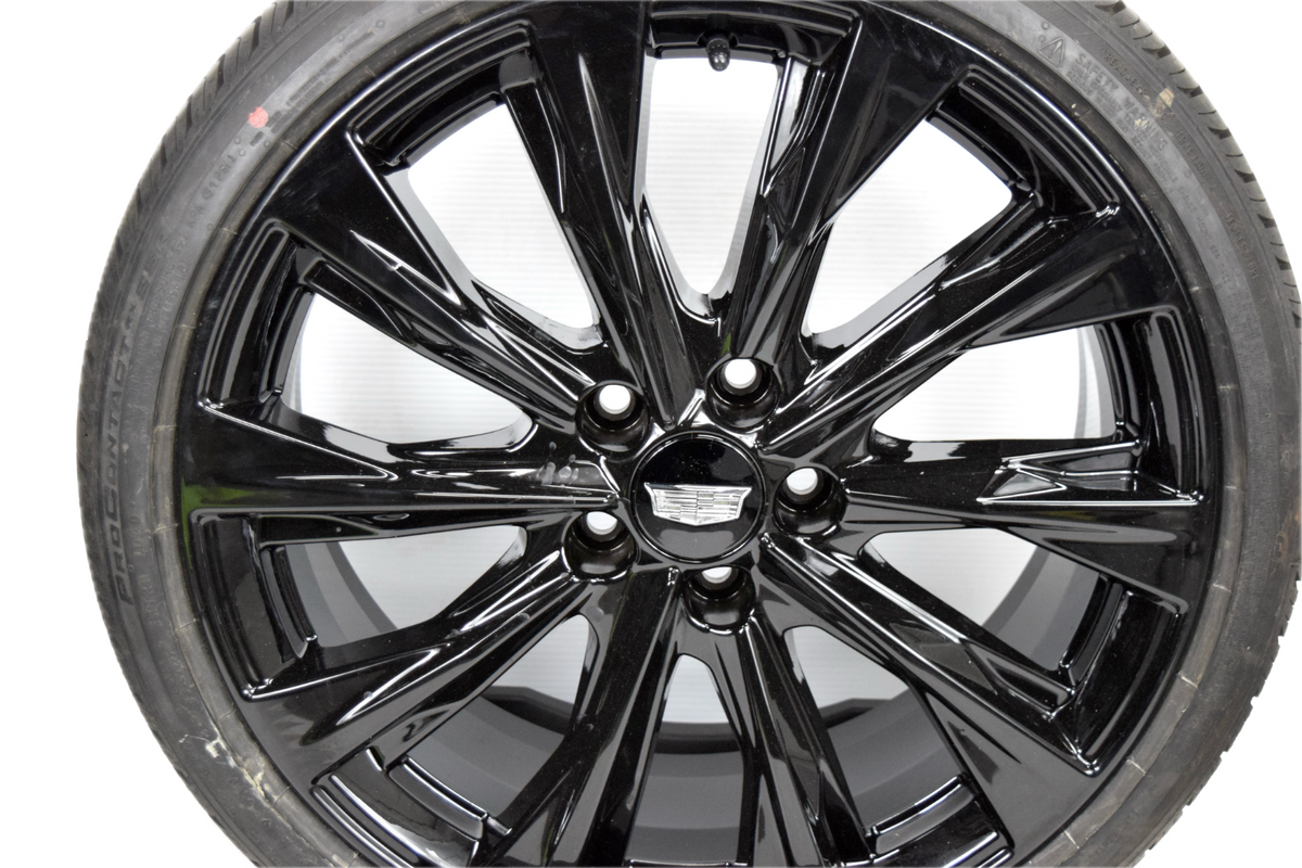19" Cadillac CT4 Factory OEM Gloss Black Wheels Rims Tires Factory 4863