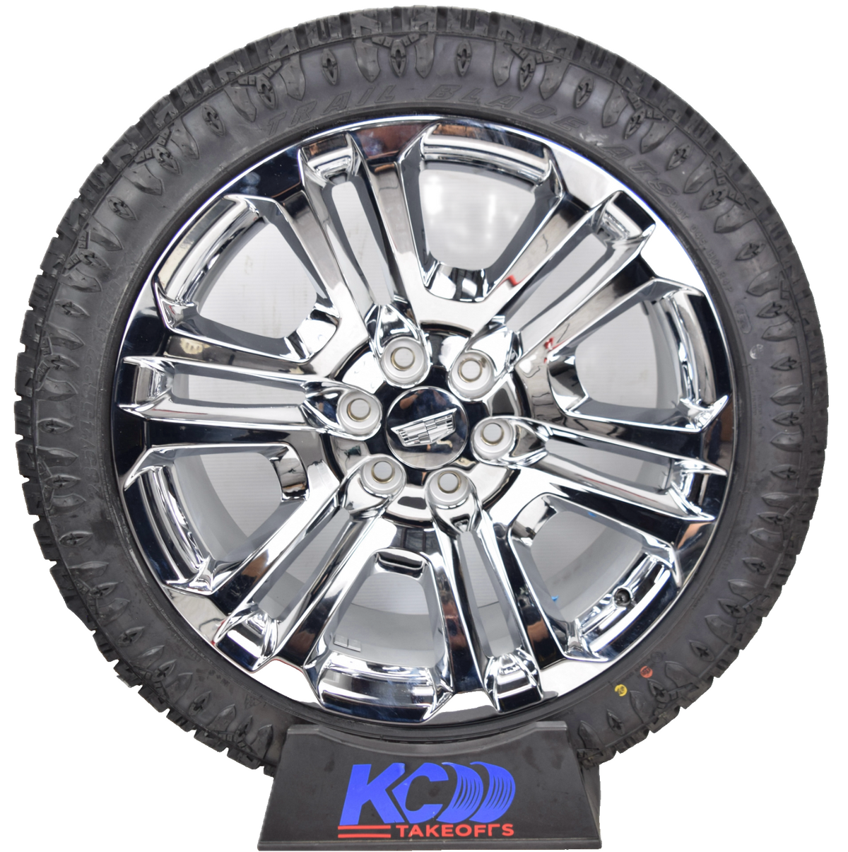 22" Cadillac Escalade Factory OEM Chrome Rims Wheels Tires 84346101 ATS