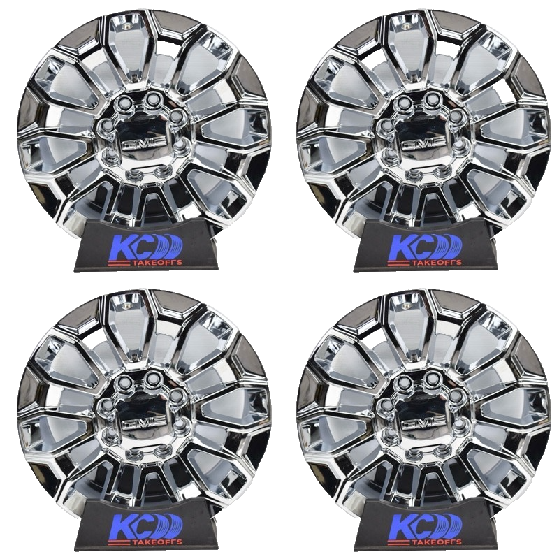 4 NEW 22” REPLICA Chrome Wheels Rims GMC Sierra 2500 3500