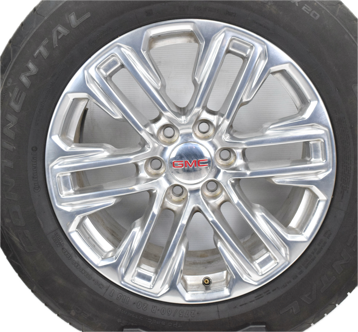20" GMC Sierra Yukon Denali Polished Chevy Silverado OEM Wheel Rim Tire SINGLE