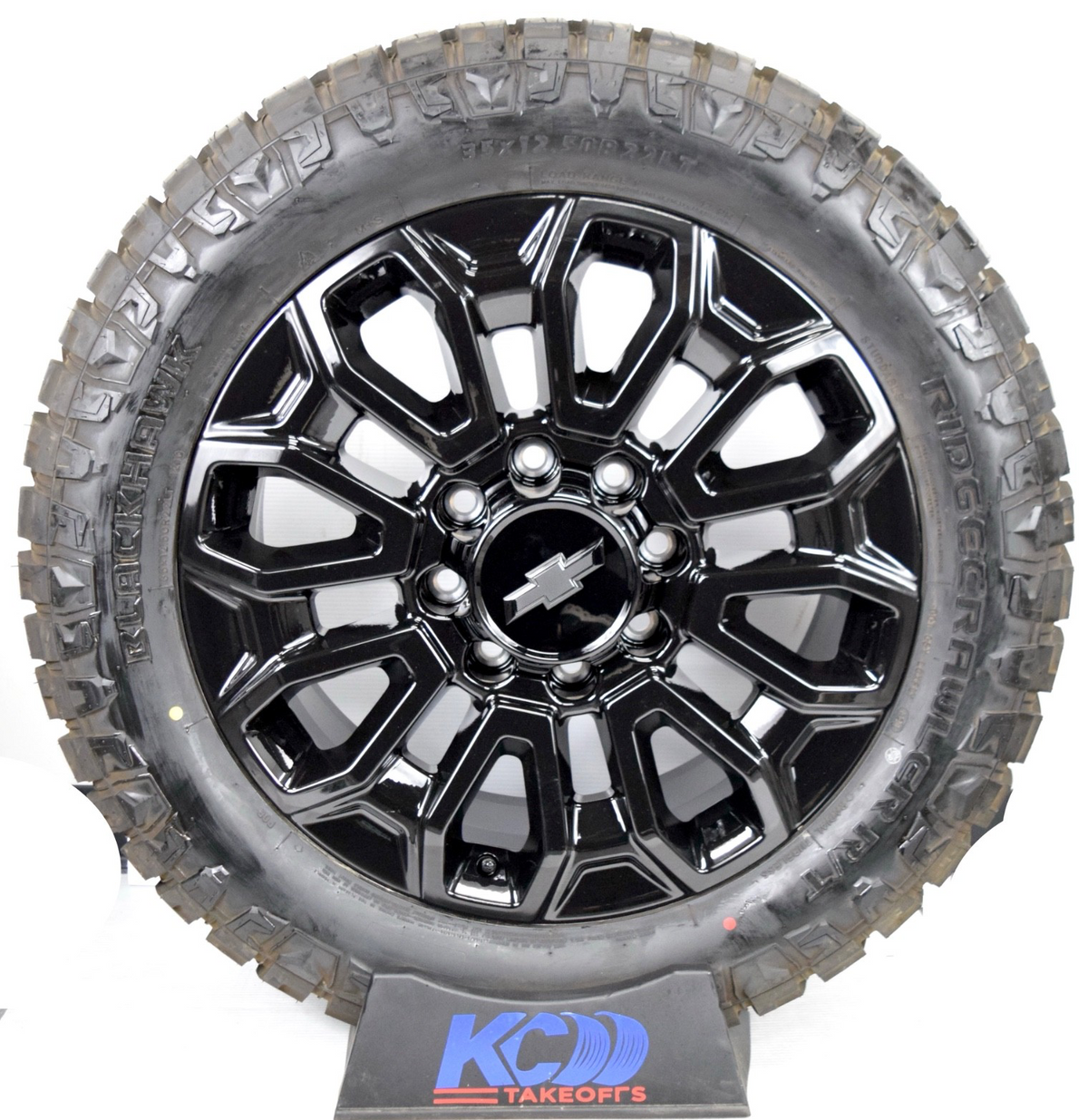 4 NEW 22” Factory OEM Black Wheels Rims Tires Chevy Silverado 2500 3500 2025 R/T