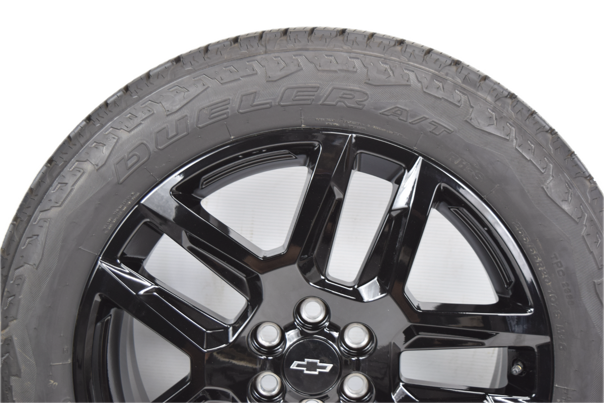 20" Chevrolet Traverse Enclave GMC Acadia Gloss Black OEM Wheels Rims Tires Brid