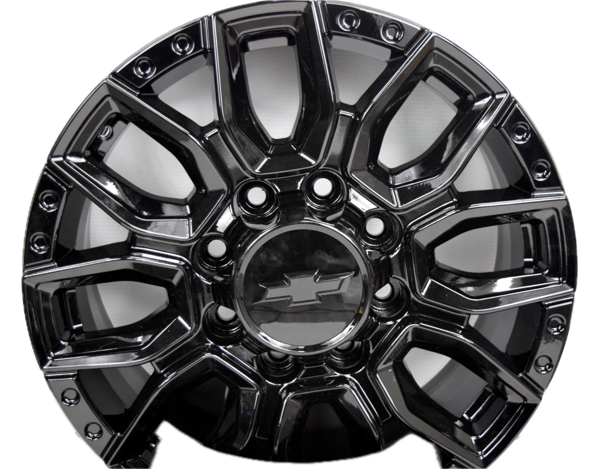 20” New Chevy Silverado 2500 3500 HD Gloss Black Replica Lug Wheels Rims 8x180