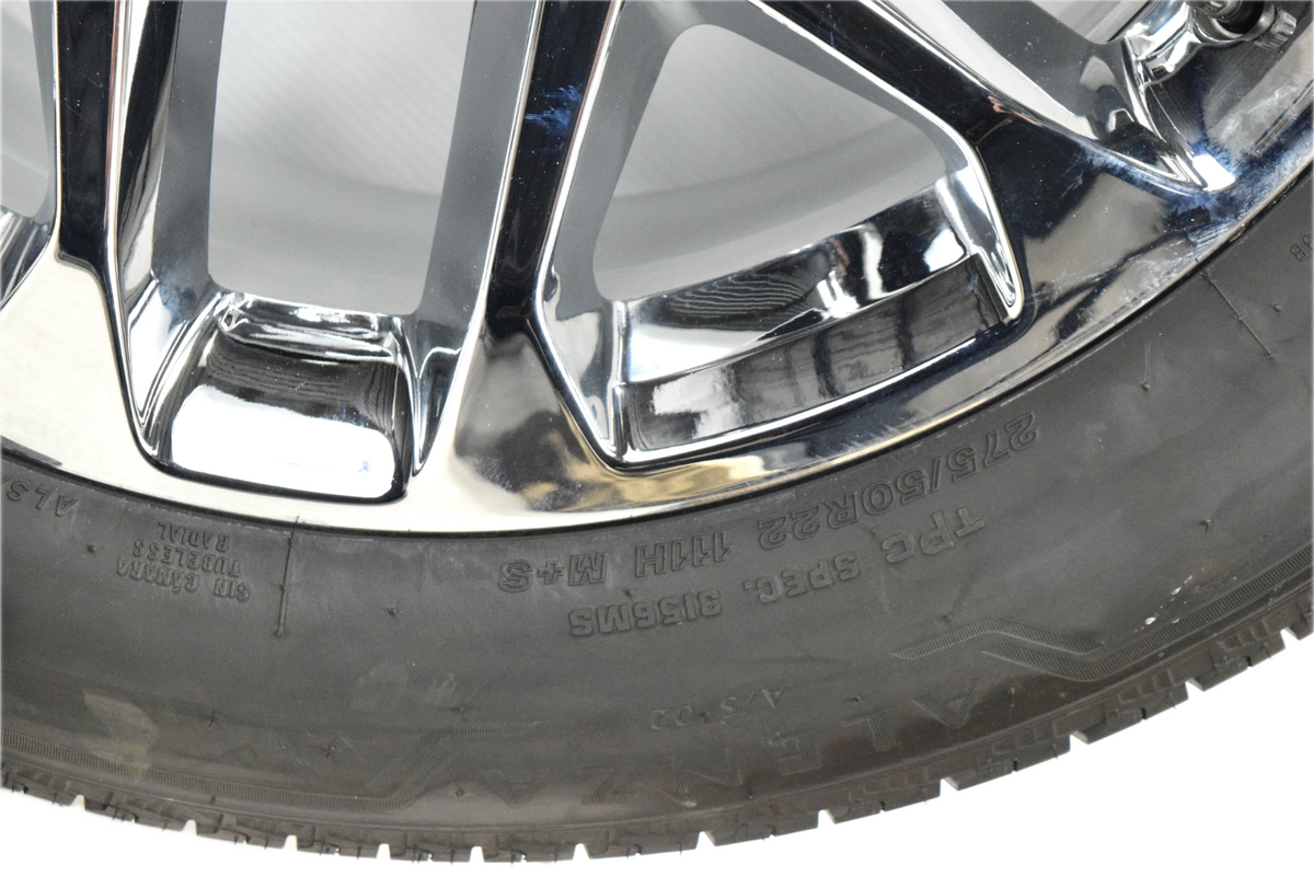 22" GMC Sierra Yukon Factory OEM Chrome  Snowflake Wheels Rims Tires 9948