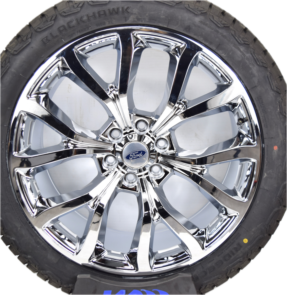 22" Ford F150 Replica Chrome Expedition Wheels Rims Tire F150 2004-2026 AT