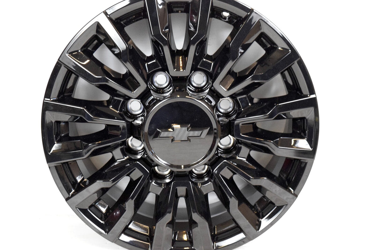 4 NEW 18” Factory OEM Gloss Black Wheels Rims Chevy Silverado 2500 3500 2025