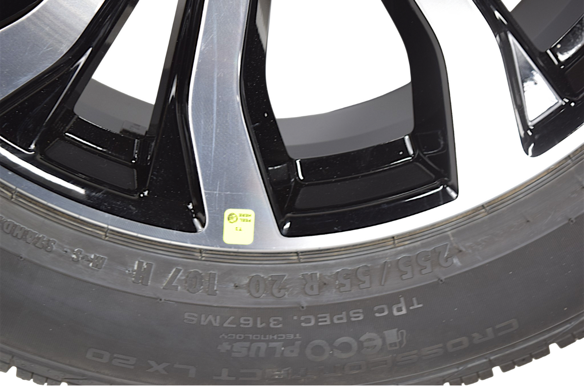 20" Ford Explorer OEM Gloss Black Machined Wheels Rims Tires 255/55R20 2011-2027