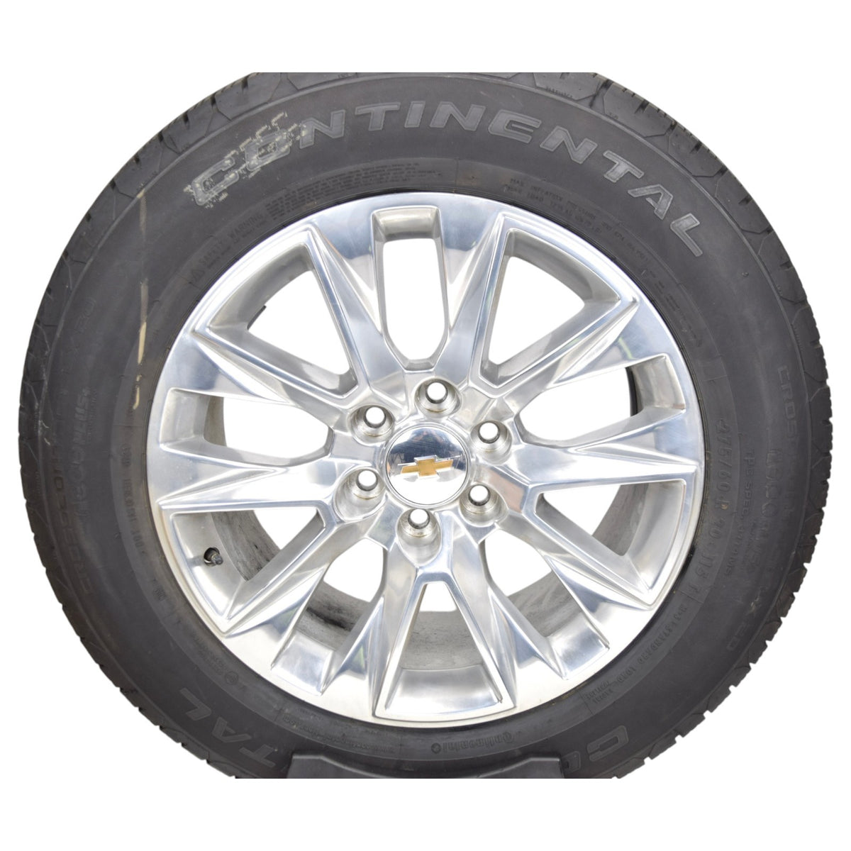 20" OEM Chevy Silverado Tahoe LTZ 5920 Polished Wheels Rims Tires Yukon Set 4