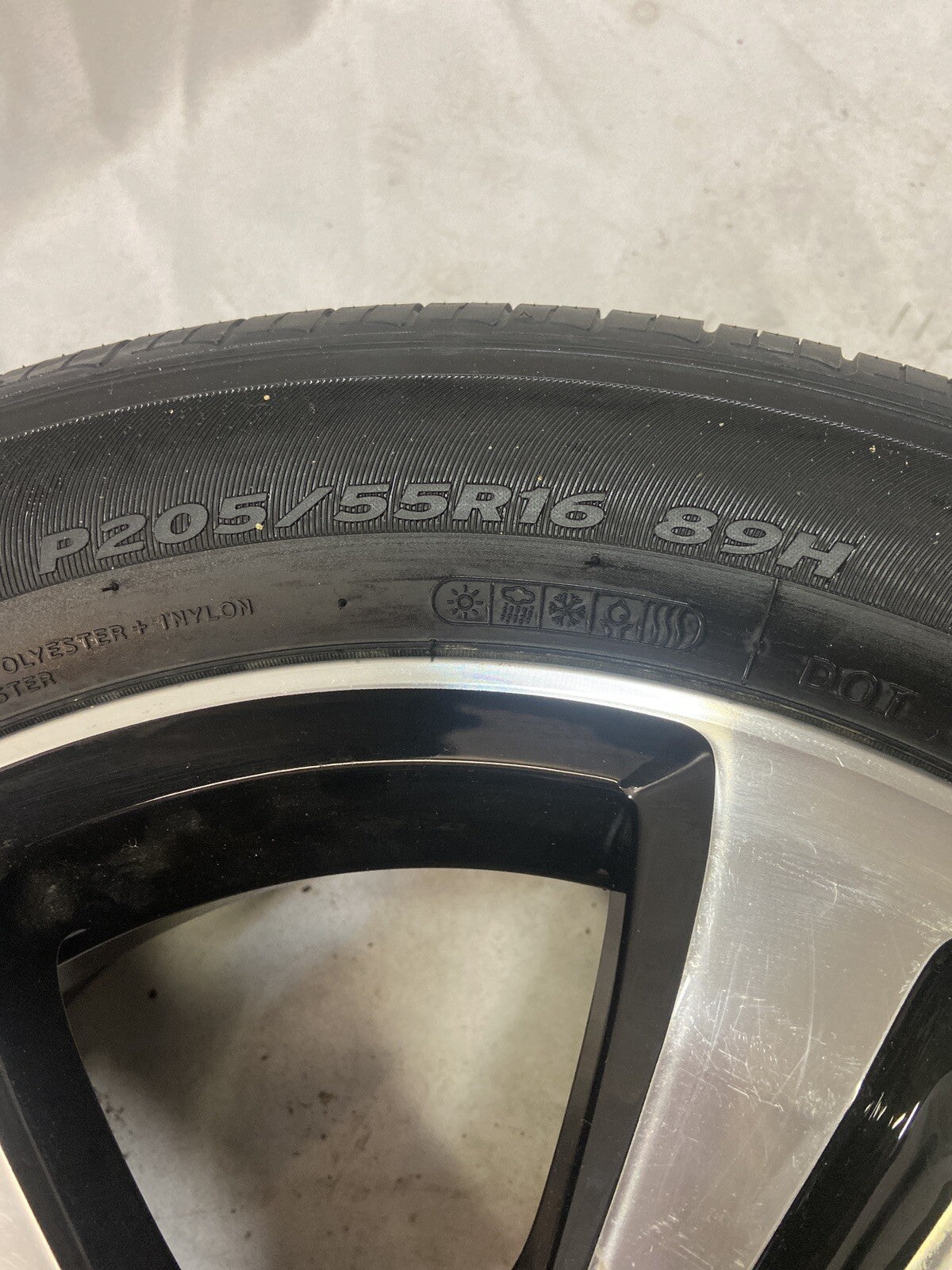 (1) 16" Honda Civic 2013 2014 2015 Factory OEM Rim Wheel Black Machined