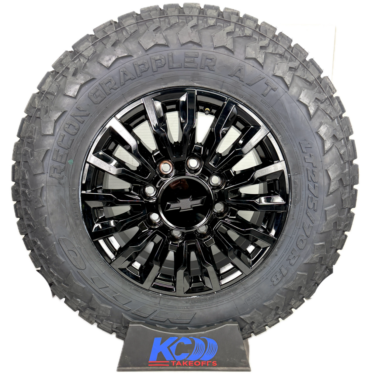 4 NEW 18” OEM  ALASKAN Gloss Black Wheels Rims Chevy Silverado 2500 3500 2025 N